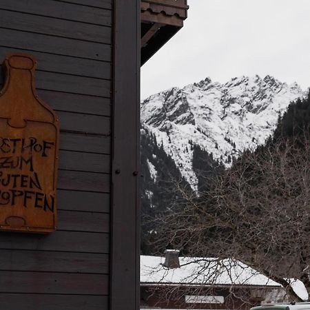 Gasthof Zum Guten Tropfen Partenen Exterior foto