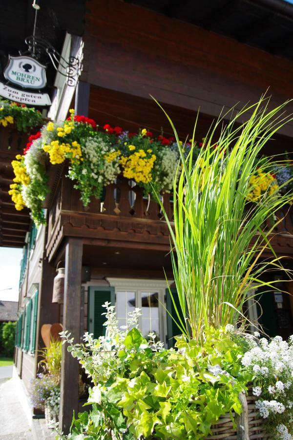 Gasthof Zum Guten Tropfen Partenen Exterior foto